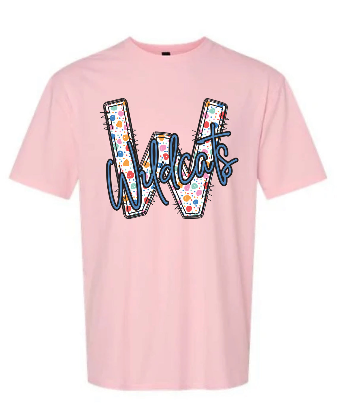 Wildcats with Dots Graphic Tee