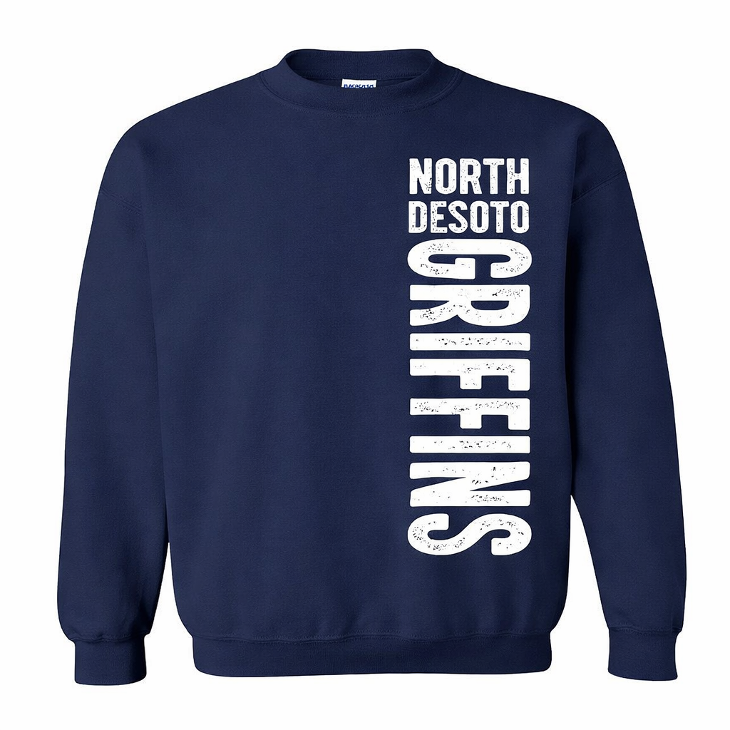 Navy North Desoto Griffins Graphic Sweatshirt