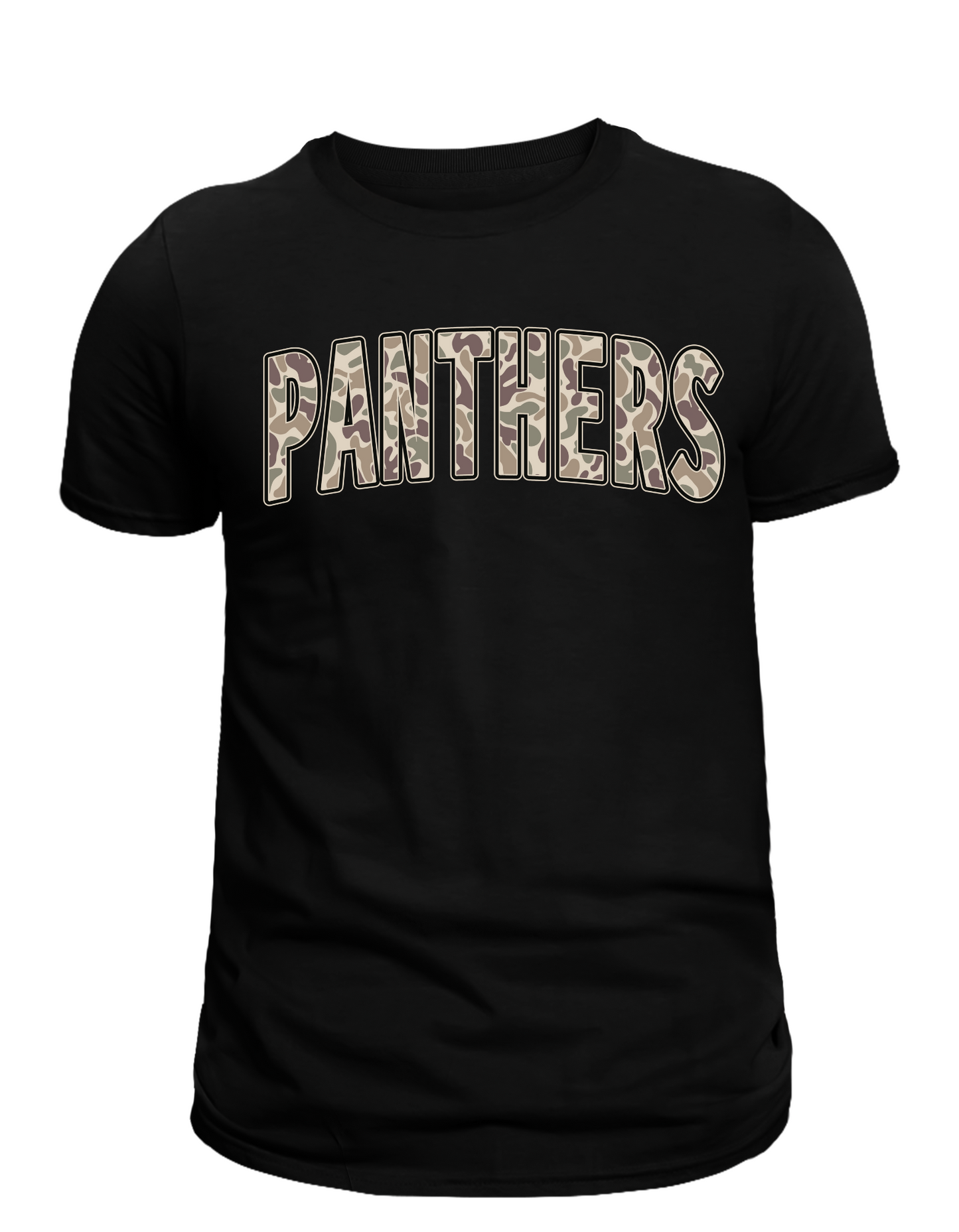 Camo Panthers Graphic Tee