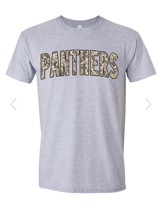 Camo Panthers Graphic Tee