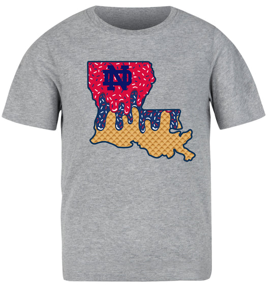 Griffins Louisiana Drip Logo Graphic Tee