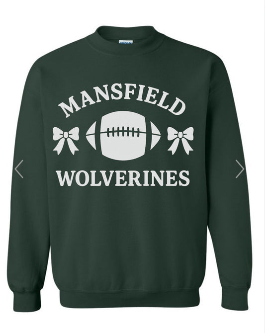 Preppy Wolverines Graphic Sweatshirt