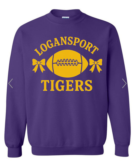 Preppy Tigers Graphic Sweatshirt