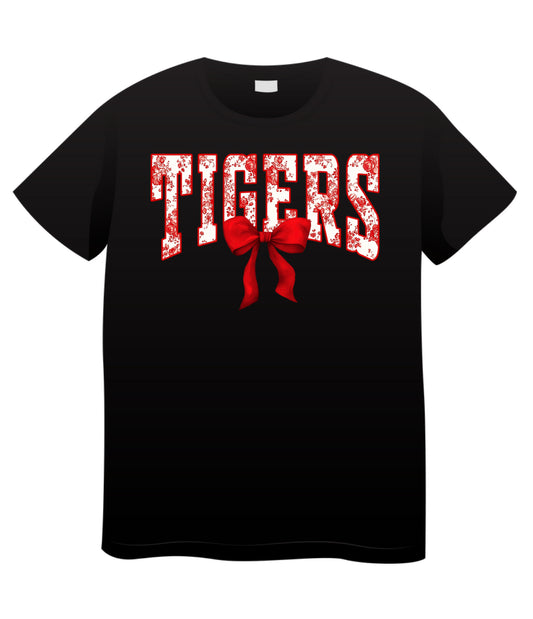 Tigers Bow Graphic Tee