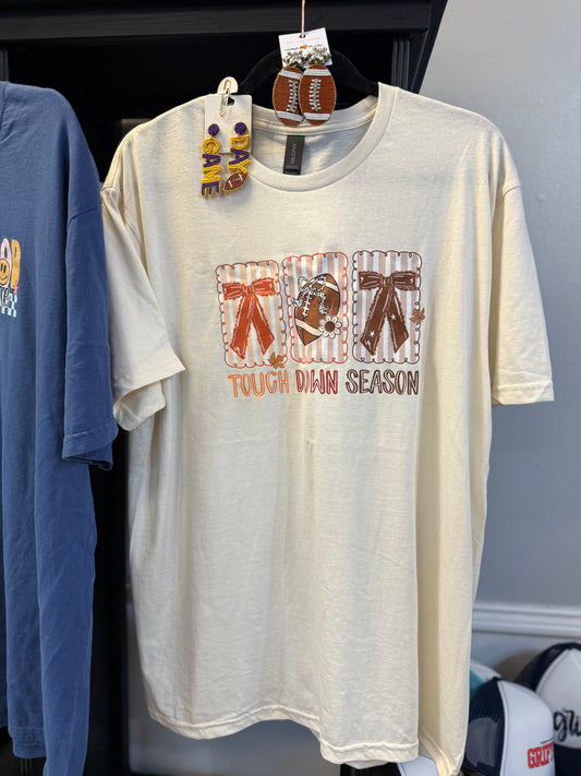 Touch Down Season Football Tee