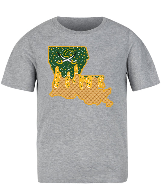 Calvary Louisiana Drip Logo Graphic Tee