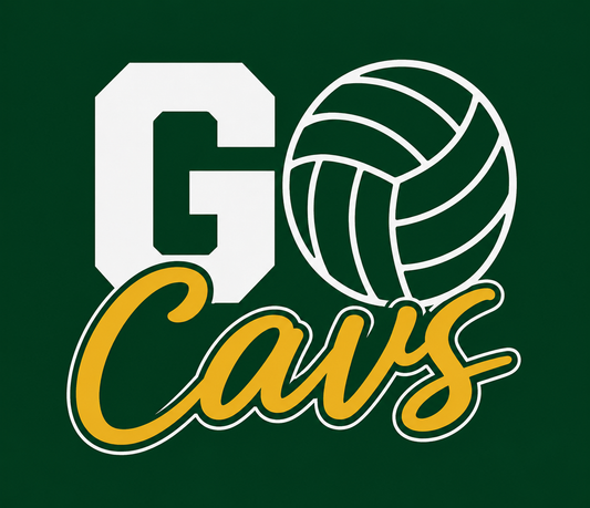 Cavs Volleyball Graphic Tee