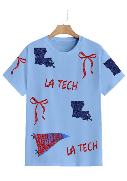 Sew Unique Exclusive Full Sequin LA Tech Tee