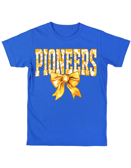Floral Pioneers with Bow Graphic Tee